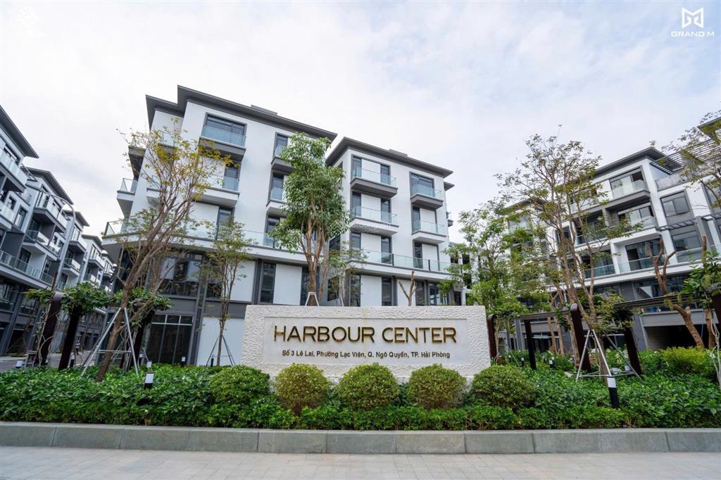 Bán nhà phố liền kề mặt tiền 6m  harbour center số 3 lê lai  sổ hồng vĩnh viễn  vị trí trung tâm
