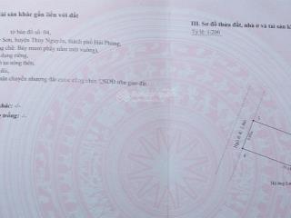 Chính chủ bán đất cắt lỗ tại kỳ sơn, thủy nguyên, hải phòng, diện tích 70m2, mặt tiền 4.6m