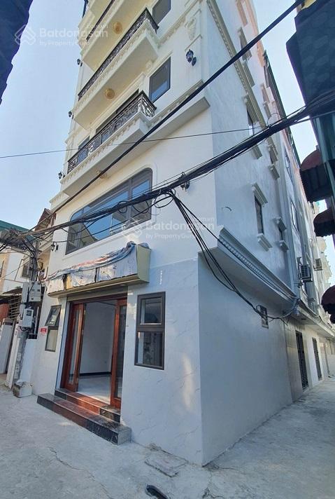 Bán nhà mới ngõ 649/16 bát khối, long biên 45m2 x 6 tầng, lô góc, ngõ thông rộng, gần hồ đầm tranh