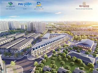 Ra mắt shophouse 2 mặt tiền đối diện chợ cống mới thanh toán theo tiến độ  đã có sổ  cốt nền cao