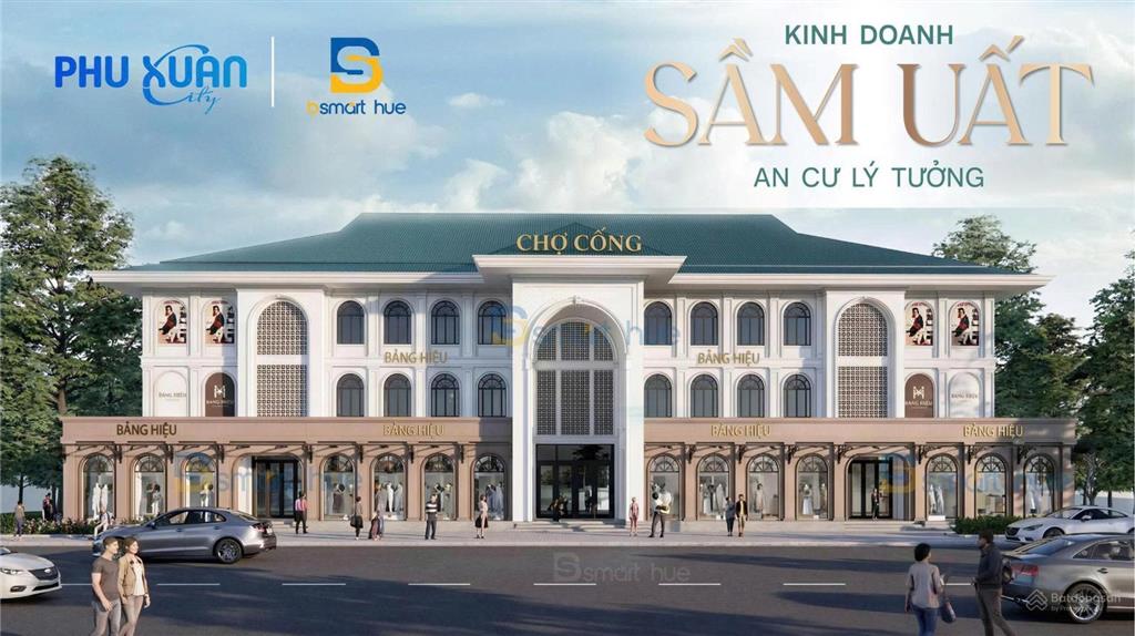 Shophouse richmond phú xuân 4 tầng ngay trung tâm tp.huế  2 mặt tiền kinh doanh  dân cư đông đúc
