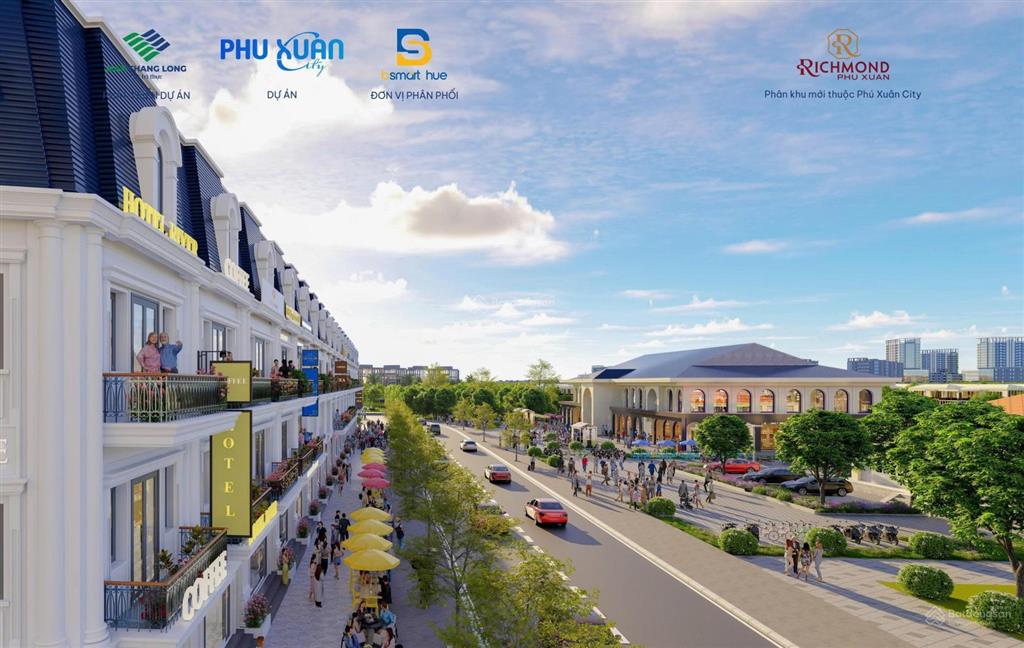 Phú xuân city giá chỉ từ 1tỷ6 kinh doanh dòng tiền đến 40tr/tháng  đã có sổ cốt nền cao lo lụt