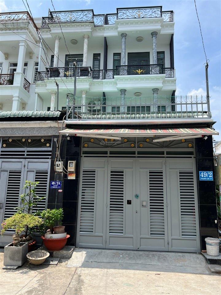 Bán nhà 3 tầng đường thạnh lộc 37, phường thạnh lộc q12 dt89m (4*22) giá 6,3tỷ đường trước nhà 8m
