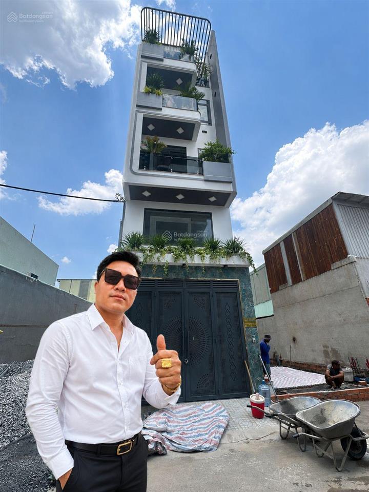 Đường thạnh xuân 25, phường thạnh xuân, quận 12 nhà 5 tầng diện tích 70m (4x17m) giá 8ty