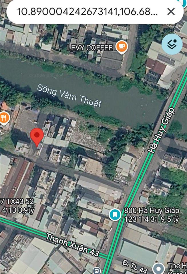 Bán đất đường thạnh xuân 43 phường thạnh lộc quận 12, kinh doanh sầm uất dt56 (4*14) giá chỉ 3,8tỷ