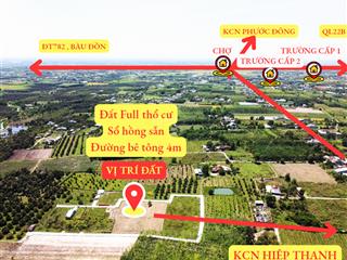 Đất tại kcn hiệp thạnh, 430 triệu, 181 m2 full thổ sát kcn hiệp thạnh,  chốt 0763 914 ***