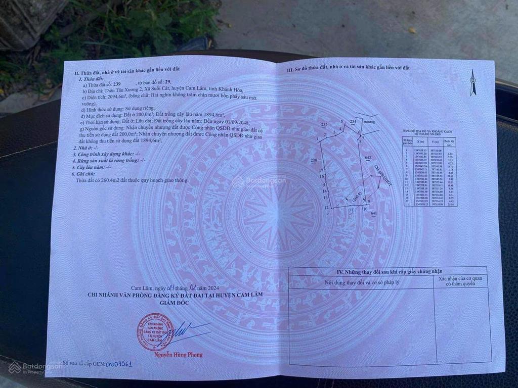 3.4 tỷ sở hữu ngay 2.500m²  nhà mới + vườn xoài đang thu   hoạch