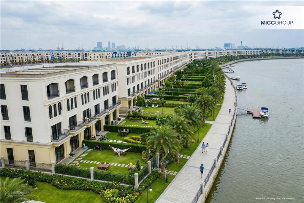 Bán liền kề đảo vua view công viên sau nhà view sông, tặng 100m2 lưu không