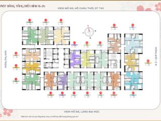 Bán căn hộ chung cư bcons asahi, 2,443 tỷ, 2pn + wc view đẹp