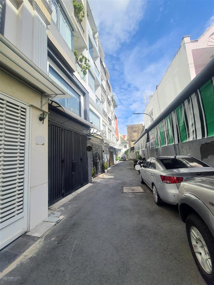 Khu đồng bộ, 4.6x12m, 5 lầu, nhà đẹp hxh 6m lê trực, gần đh văn lang, bán 10.9 tỷ