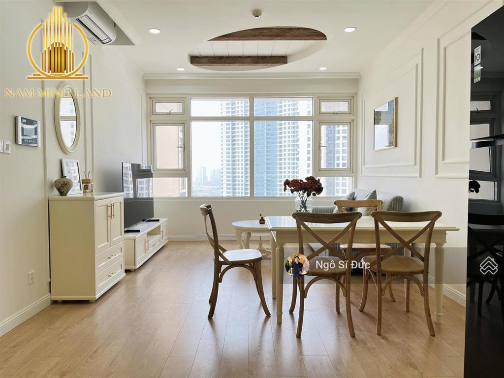 Nam minh land  bán căn hộ 2 pn saigon pearl 90m2, tầng cao, view sông, nội thất mới 100%