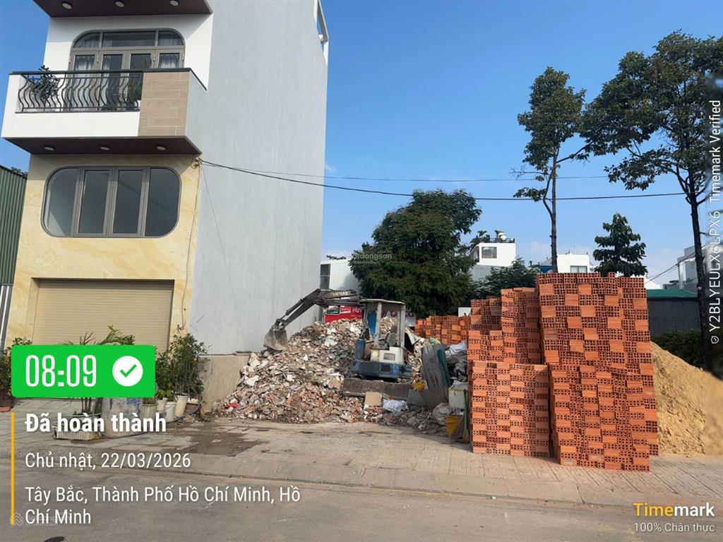 Bán gấp lô đất mặt tiền view sông phạm huy thông, gò vấp, giá chỉ 12.3 tỷ