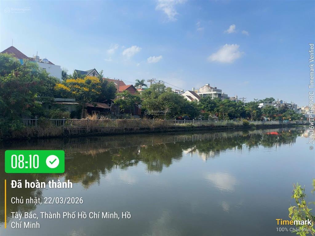 Bán gấp lô đất mặt tiền view sông phạm huy thông, gò vấp, giá chỉ 12.3 tỷ