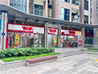 Cho thuê shop mặt sảnh massteri toà h, dt 72m2 giá 45tr/th