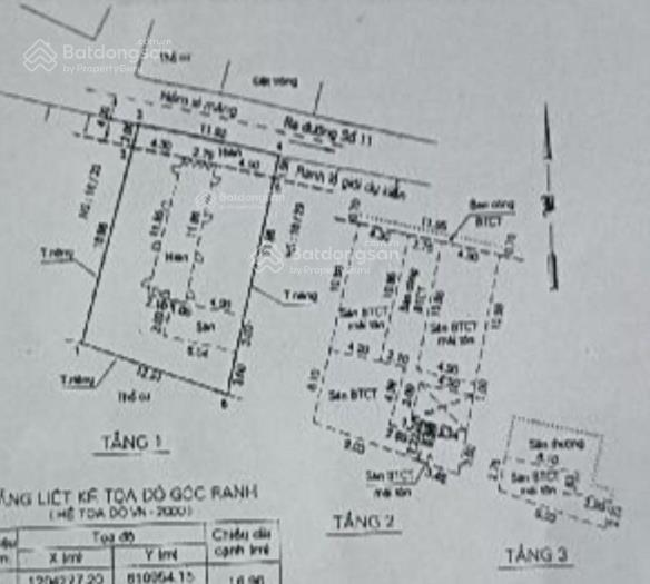 Linh xuân | thủ đức | 239m (11x21m) | 1 trệt 2 lầu | 16 phòng trọ | hẻm xe hơi | chỉ 11 tỷ tl
