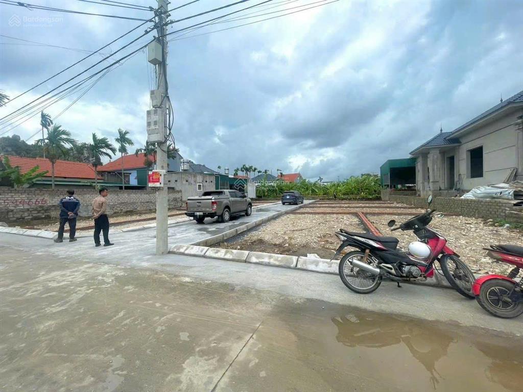 Đất nền trung tâm hợp thành, phường lê ích mộc thủy nguyên  đường ô tô vào tận đất  giá 495tr/lô