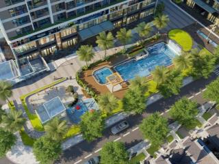Chính chủ cần tiền bán gấp giá lỗ căn 2pn view bể bơi 6,8 tỷ tầng đẹp ở dự án jade square p.v.đồng
