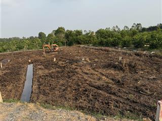 385tr đất nền thổ cư thạnh hoà (thạnh lợi mới) bến lức, long an, đường ô tô xe tải, view kênh lớn