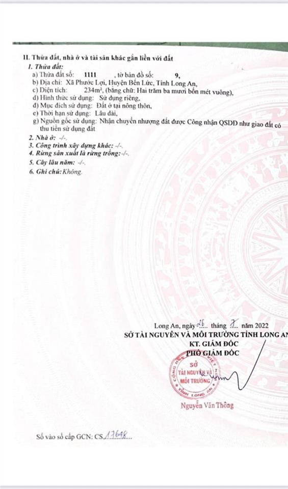 Bán đất khu dân cư hiện hữu phước lợi, bến lức
