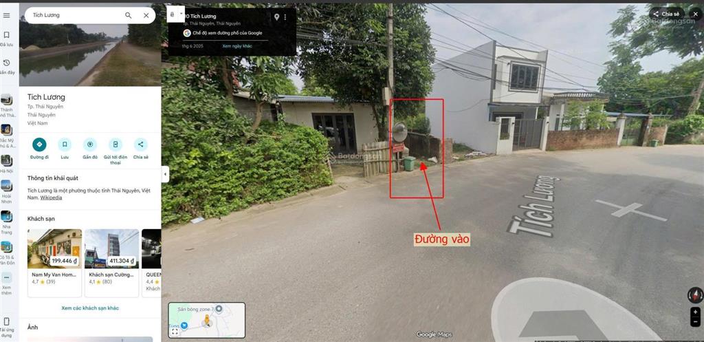 Đất tại đường tích lương, thái nguyên, sổ đỏ 700m2 100% thổ cư, giá 3.8 tỷ
