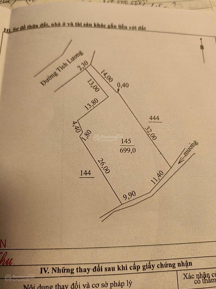 Đất tại đường tích lương, thái nguyên, sổ đỏ 700m2 100% thổ cư, giá 3.8 tỷ