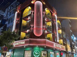 Góc 2 mặt tiền ký con + trần hưng đạo q1  dt 8.6x15m  4 tầng  hđt 150tr/th  giá 56 tỷ