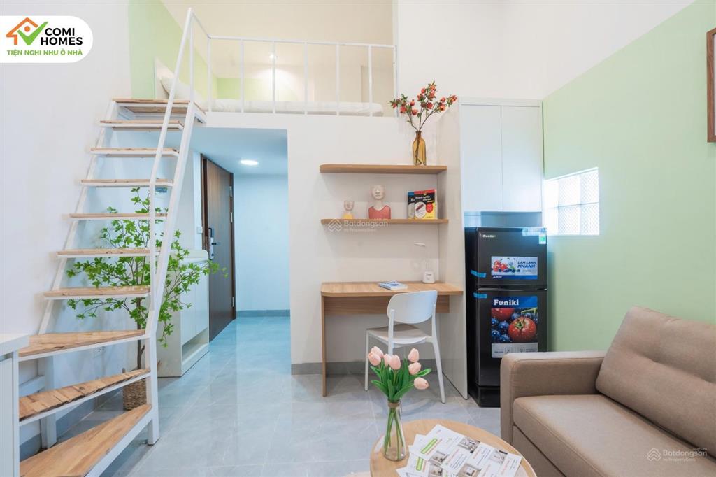Phòng trọ comi homes 286 nguyễn xiển (thanh xuân)  studio gác xép thông minh