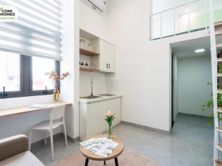 Comi homes 286 nguyễn xiển (thanh xuân) studio gác xép thông minh, không gian sống thoáng mát