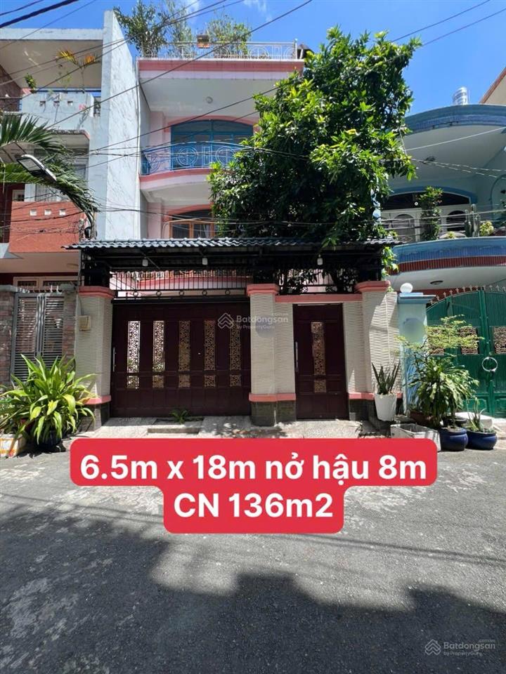 Hẻm 6m oto gần vườn lài dt 136m2 ngang khủng 6.5m cho thuê 52,18 tr/th giá quá tốt 110.29 tr/m2