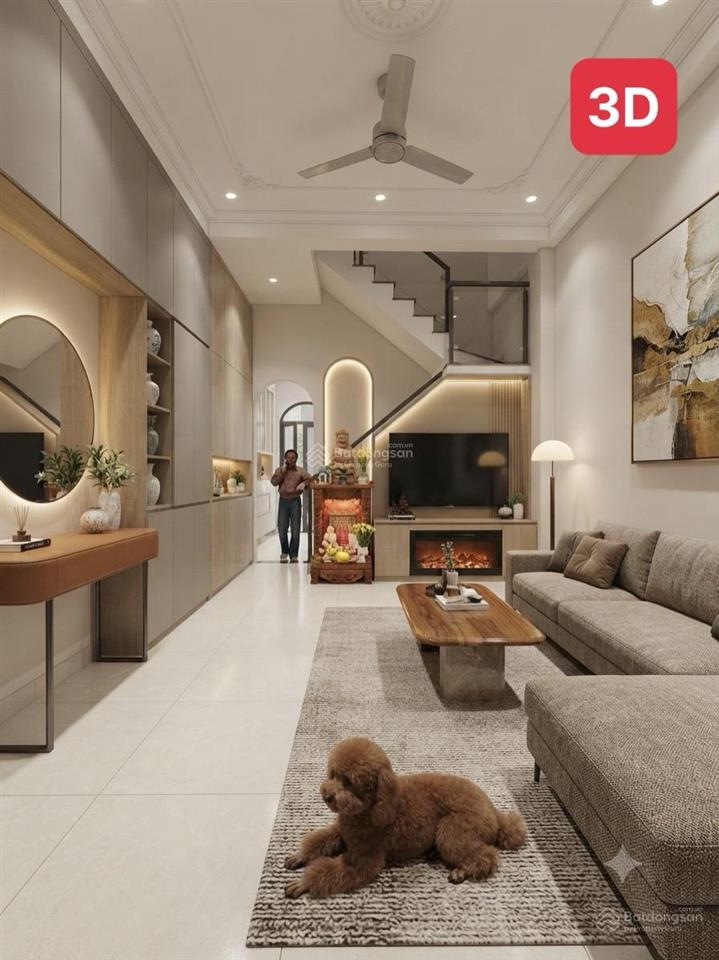 Hẻm oto 8m phạm văn chiêu 4m x 15m đúc 3 tầng 4 phòng ngủ đối diện công viên, chủ gấp bán hạ 400tr