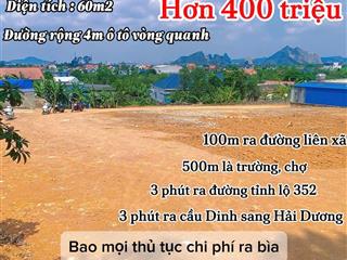 Quá rẻ có 495trieu có lô đất ngay trục đường chính