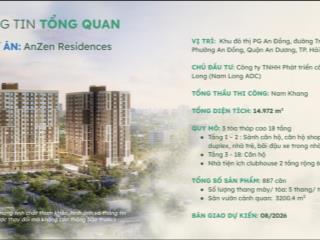 Tổng hợp quỹ căn dự án an zen residences hải phòng căn 1pn+ từ 1,8 tỷ 2pn từ 2,1 tỷ 3pn từ 3,2 tỷ