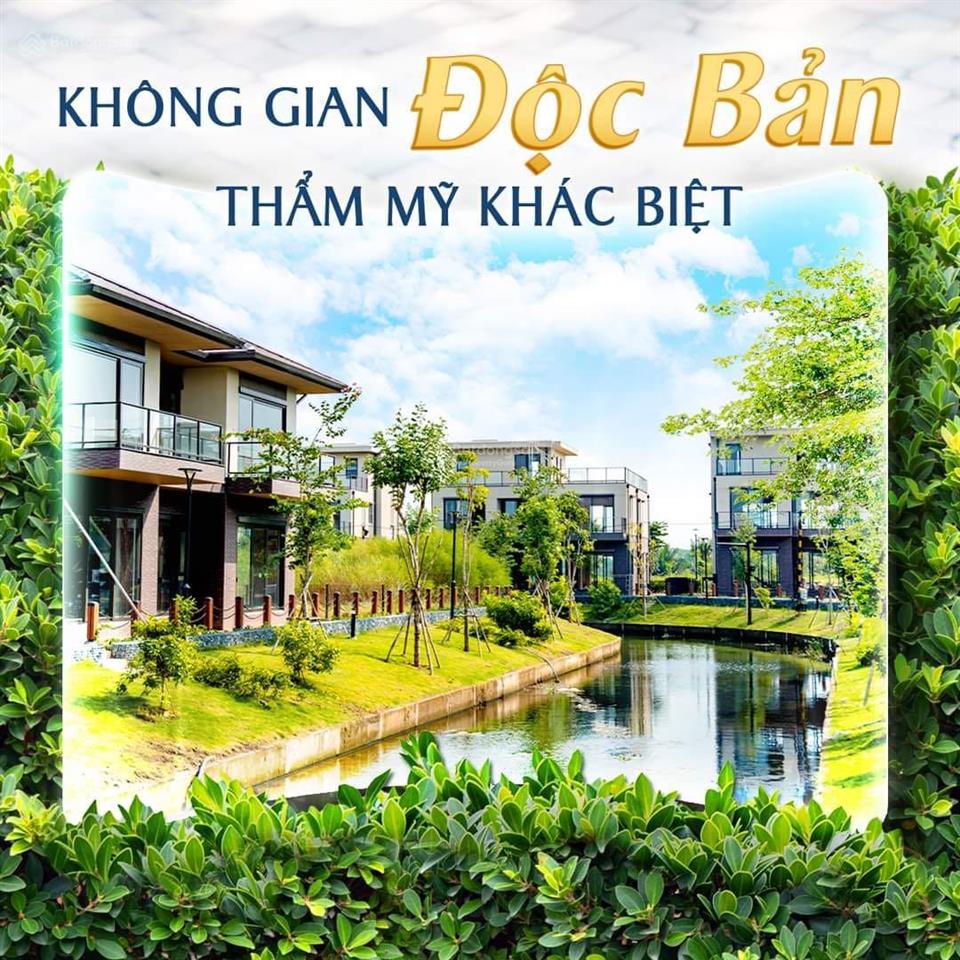 Bán nhà phố vườn ven sông vàm cỏ đông, trục đường 16m hướng nam, giá 5,2 tỷ, 0909 425 ***