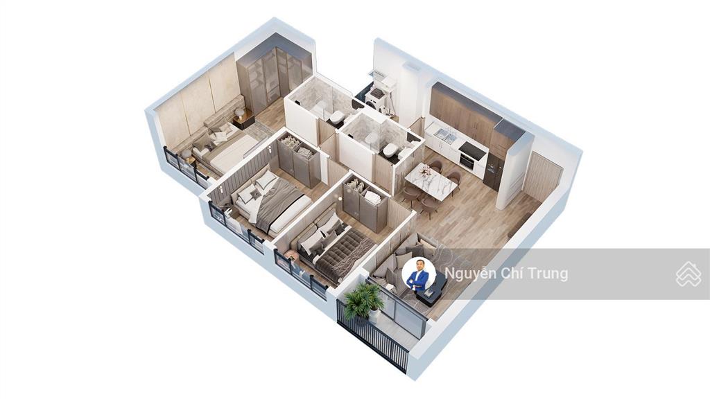 Ra nhanh căn hộ 3pn, 2wc tại happy one central, 3,5 tỷ, 94m2, sẵn nội thất, nhà mới, sổ sẵn