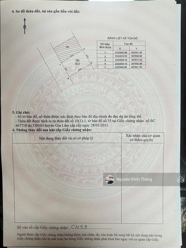 Bán 50m2 siêu đẹp an đào tt trâu quỳ, gia lâm ô tô tránh, hàng xóm vinhomes
