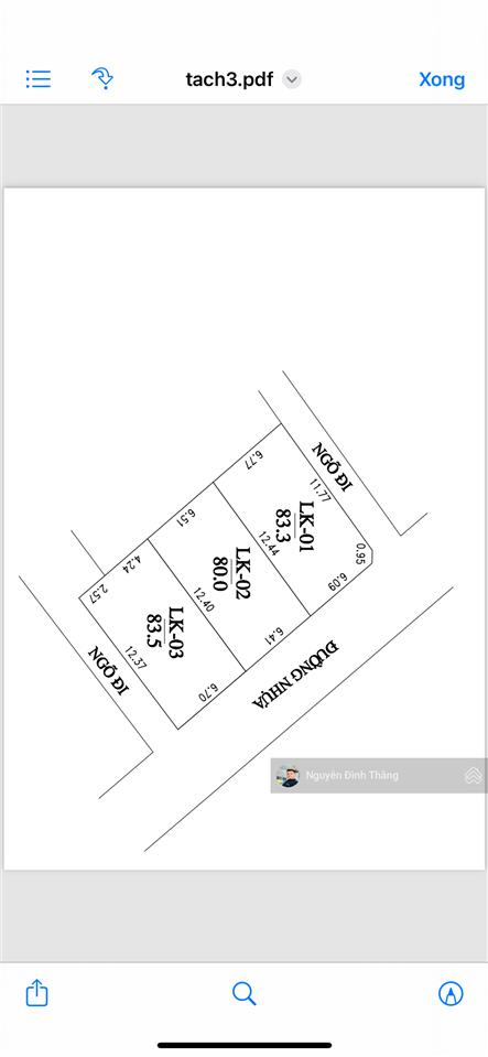 Bán độc quyền 3 lô đất siêu đẹp đặng xá, thuận an gia lâm, đường ô tô tránh