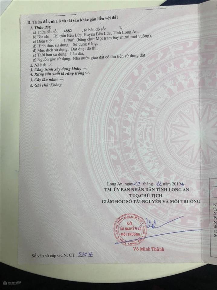 Chính chủ bán nhanh lô đất hoàng long  hạ giá chốt nhanh