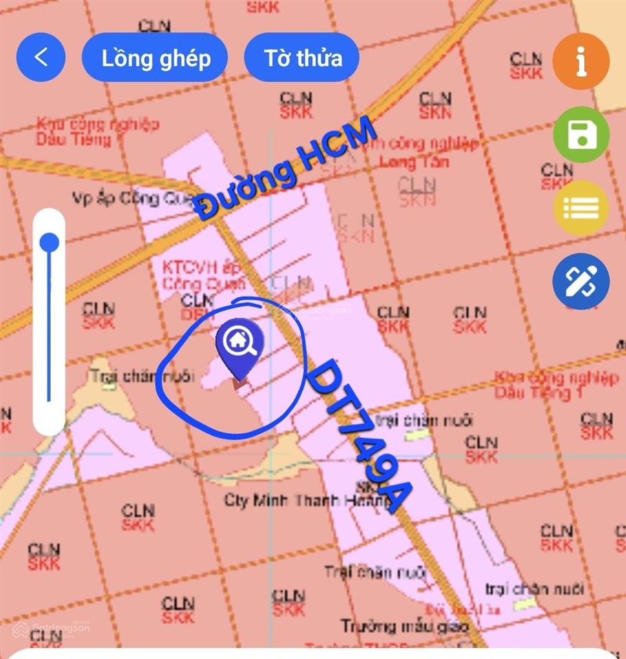 Kẹt tiền bán gấp đất ngay trung tâm xã long tân cũ. dt 30x40m 300m2 tc. cách dt749a 200m. giá 3,2tỷ