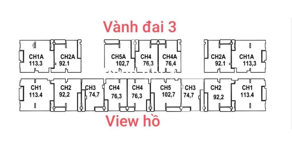 Căn hộ thương mại handico residence x2 trần phú, lĩnh nam giá dự kiến 63tr/m2 ký hđ trực tiếp cđt