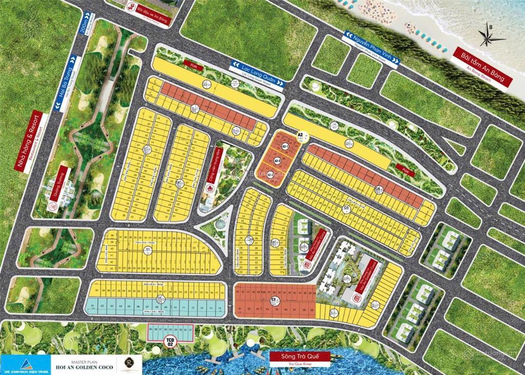 Bán đất đường lạc long quân tại biển an bàng cẩm an, hội an, quảng nam, 500m2, giá 150 triệu/m2