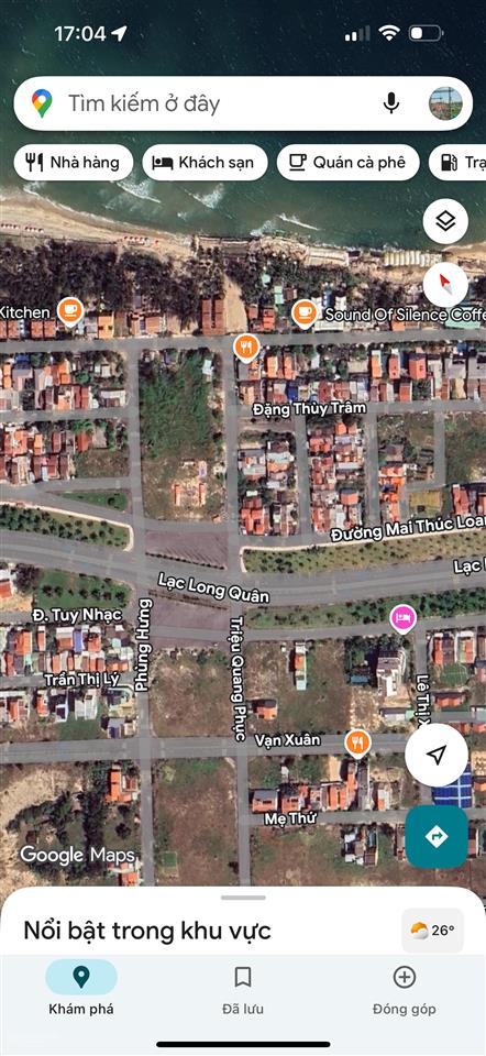 Bán đất đường lạc long quân tại biển an bàng cẩm an, hội an, quảng nam, 500m2, giá 150 triệu/m2