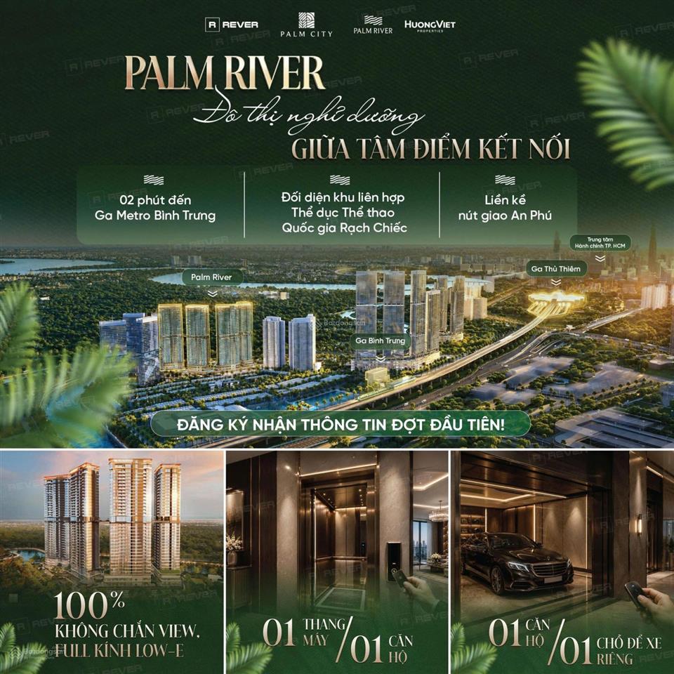 Palm river  sắp mở bán căn hộ cao cấp, giá tốt khu đô thị nam rạch chiếc  0938 877 ***