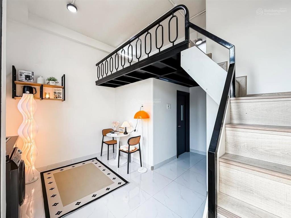 Căn hộ có gác ban công thoáng mới 100% nt cao cấp điện biên phủ  bình thạnh ngay ngã tư hàng xanh