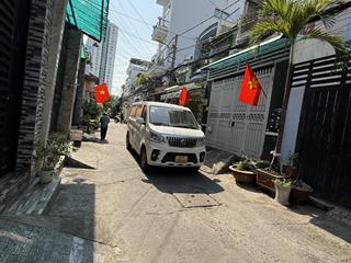 Tạ quang bửu p4 quận 8,hẻm nhựa 7m ô tô đỗ cửa, 71m2 4 tầng