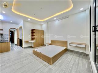 Cho thuê studio ban công 35m2 new 100%  có máy giặt riêng  ngay ngã sáu phù đổng  chợ bến thành