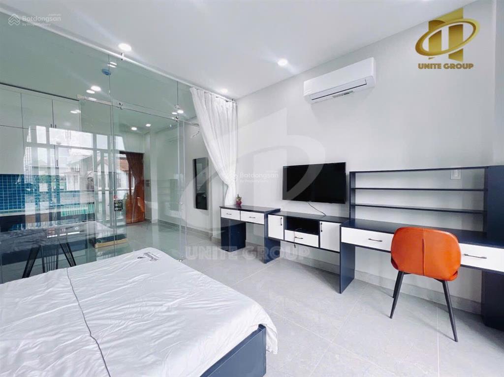 Cho thuê 1pn ban công 42m2  ngay cầu thị nghè 1  thảo cầm viên sg  đài truyền hình vn