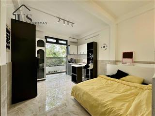 Cho thuê studio ban công 36m2 cao cấp ngay thảo cầm viên sg  cầu thị nghè  bờ kè hoàng sa