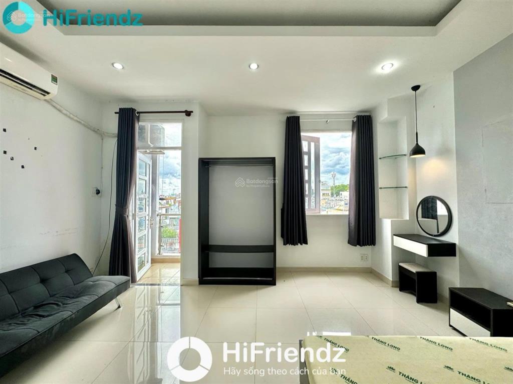 Studio ban công 28m2 có thang máy  trường đại học ueh  ngã sáu nguyễn tri phương  cầu vượt 3/2