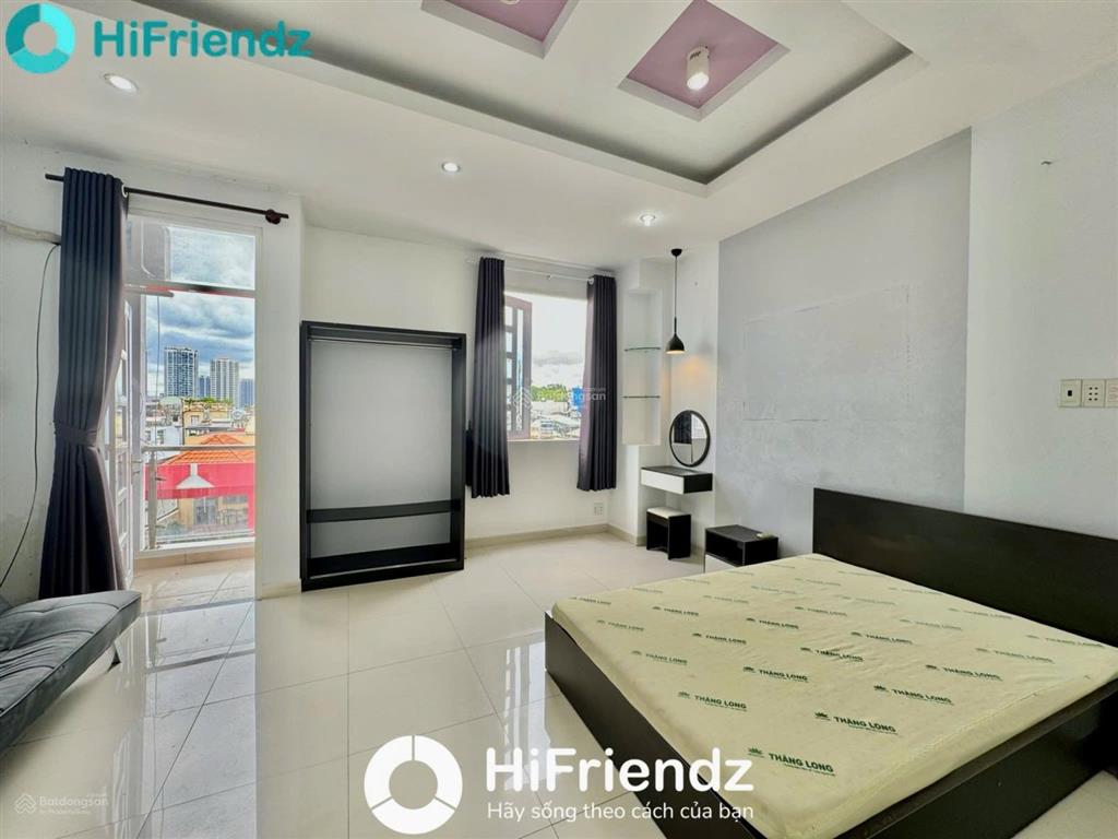 Studio ban công 28m2 có thang máy  trường đại học ueh  ngã sáu nguyễn tri phương  cầu vượt 3/2