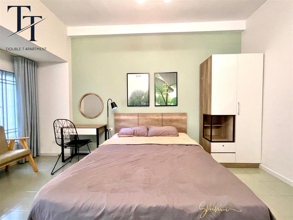 Cho thuê studio ban công 30m2 thang máy ngay công viên lê văn tám  hồ con rùa  nhà thờ tân định